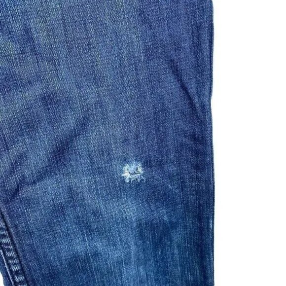 KINYOBI+FRIDAY SPLASH BOOT-CUT EMBROIDERED BACK POCKET DISTRESSED JEANS 26-EUC - Picture 5 of 9